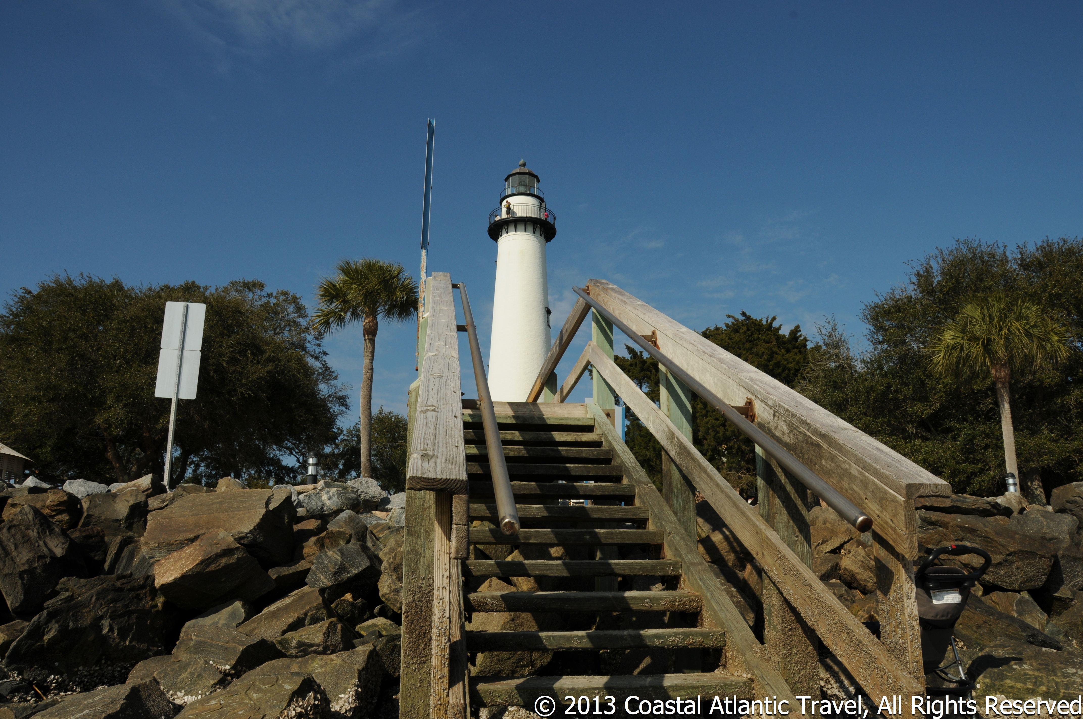 Stairs from St Simons Sound