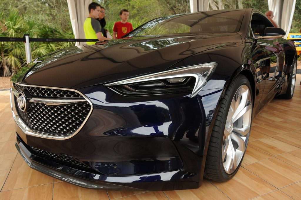 The never-before-seen Buick Avista concept car was unveiled during the 2016 Concours D'Elegance on Amelia Island.